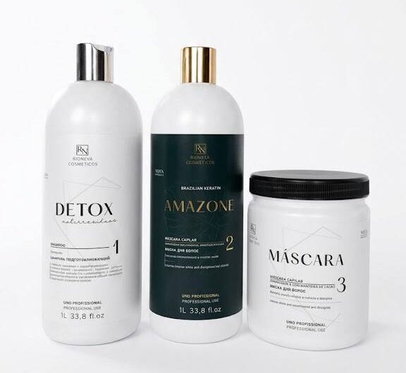 RIONEVA cosmeticos Набор для кератинового выпрямления 1000ml/1000ml/950ml